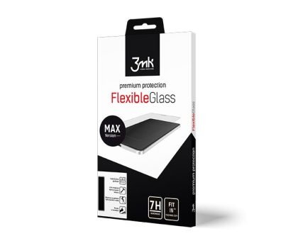 Szkło i folia ochronna 3mk Flexible Glass MAX do iPhone 7/8/SE Black